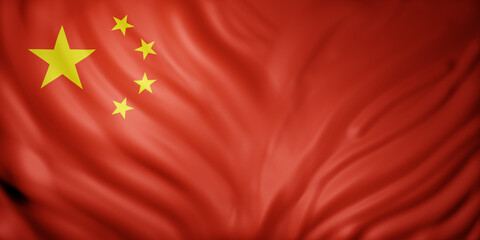 China 3d flag