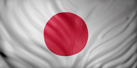Japan 3d flag