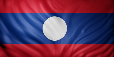 Laos 3d flag