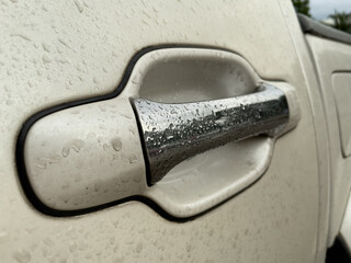 car door handle.
