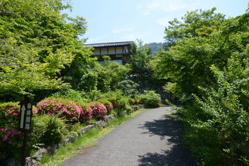 百済寺　通用門への参道　滋賀県東近江市