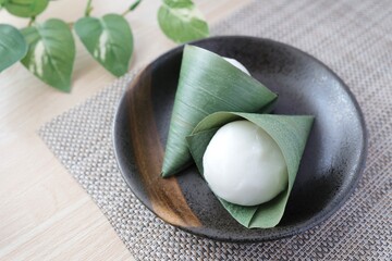 笹餅　日本の夏の和菓子