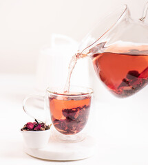 cup of herbal tea