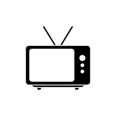 television icon set vector sign symbol