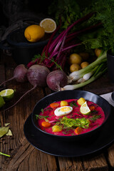 Botwinka Polish spring beetroot soup