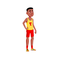 basketball player upset because did not hitting ball in basket cartoon vector. basketball player upset because did not hitting ball in basket character. isolated flat cartoon illustration