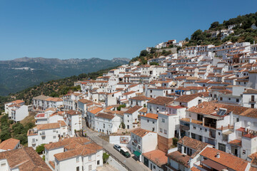 Fototapeta na wymiar Municipio de Jubrique en la comarca del valle del Genal, Andalucía 