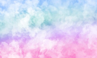 full color watercolor scribble texture. Abstract watercolor on a white background. full color abstract watercolor background.