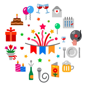 celebration concept icon