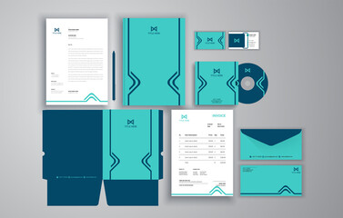Stationery design for corporate business