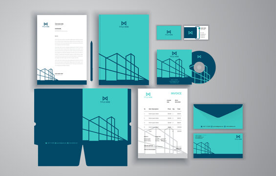 Stationery design for architect