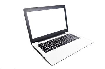 Fototapeta premium Isolated laptop on white background