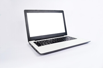 Isolated laptop on white background