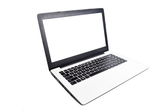 Isolated laptop on white background