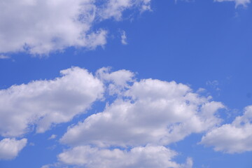 Obraz na płótnie Canvas Clouds in the blue sky. Sky background. Sky texture.