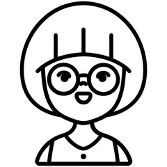 Glasses girl