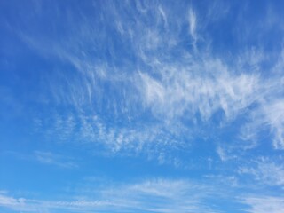 blue sky with clouds