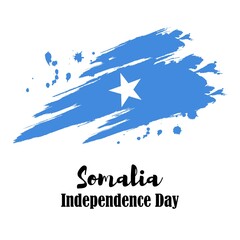 vector illustration for Somalia independence day