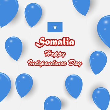 vector illustration for Somalia independence day