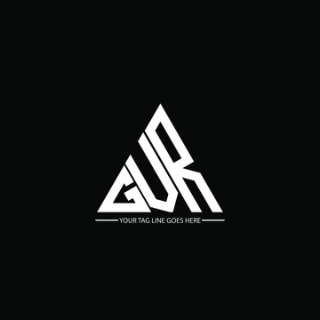 G V R letter logo abstract creative design. G V R unique design