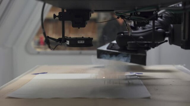A close up of a machine