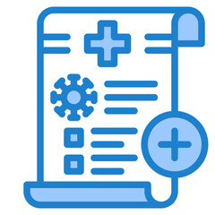 Obraz premium report blue style icon