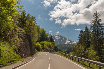 Straßer auf die Schwägalp, Kanton Appenzell Ausserrhoden, Schweiz