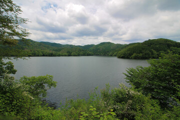 Fototapeta na wymiar Mikawa lake, 三河湖, Japan