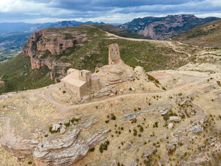 Marcuello castle located in province of huesca