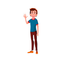 boy happy to see friends on picnic cartoon vector. boy happy to see friends on picnic character. isolated flat cartoon illustration