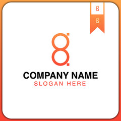 AG, GA, A and G, G and A, A, G, AG logo, GA logo, abstract letters logo monogram, Simple and minimal square-shaped lined logo design, isolated on white background