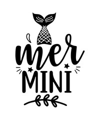 mermaid svg tshirt design 