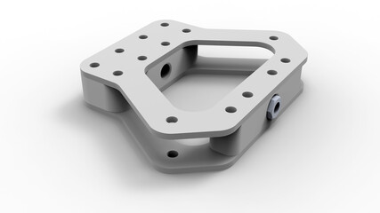 Obraz premium 3D rendering - mechanical bracket