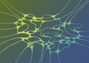 Modern artwork with abstract marble grid.