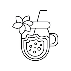 illustration of a glass of beer