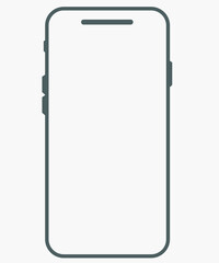 Smartphone - vector icon. Iphone X