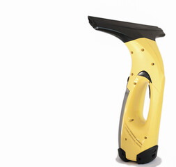  automatic window vacuum cleaner. isolated on white background. cleaning service concept. householding and home chores