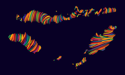 Obraz premium Map Illustration