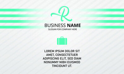 Modern White Striped Business Background