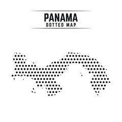 Dotted Map of Panama