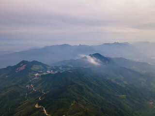 Early summer scenery of Dabie Mountain Bodao Peak Scenic Area in Luotian, Huanggang, Hubei, China