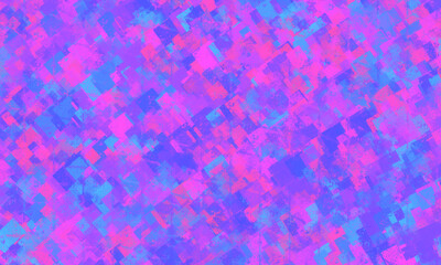 Blue violet pink glitch effect background. Summer background. Blue abstract banner.