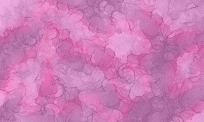 Fototapeta na wymiar Pink alcohol ink abstract background.