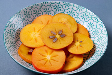 persimmon slices
