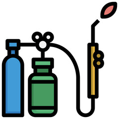 GAS WELDING, Thin Line, and Pixel Perfect Icons