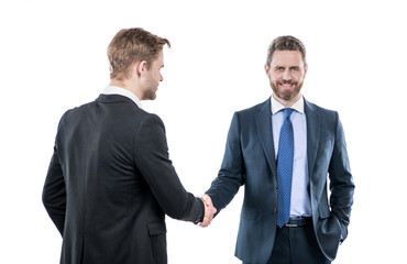 nice to meet you. cooperation and partnership. handshake of colleagues. successful negotiations.