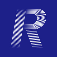 The letter R