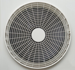 a conditioner compressor fan front view