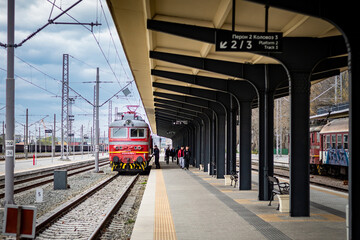 Fototapeta premium train in the station