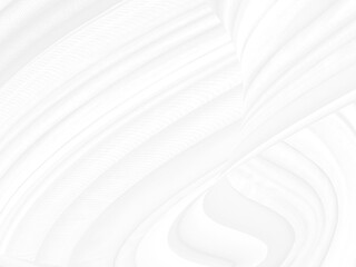 soft abstract fashion light fabric smooth curve shape decorative modern white background